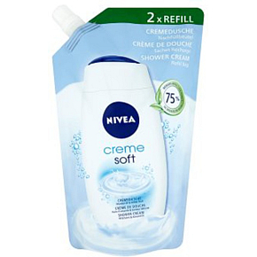 Nivea Creme Soft, Duschgel, Nachfüllpackung, 500 ml