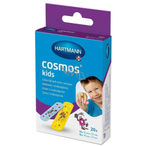 Cosmos Kids Wundpflaster für Kinder 20 Stück 2 Größen