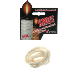 Fire Knot Baumwolle + Glasfaser rund für Taschenlampen 9 mm / 50 cm 1 Stück