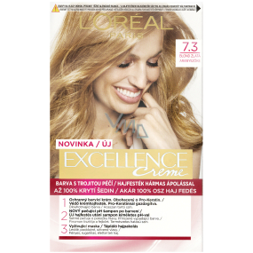Loreal Excellence Haarfarbe 7.3 Blondes Gold
