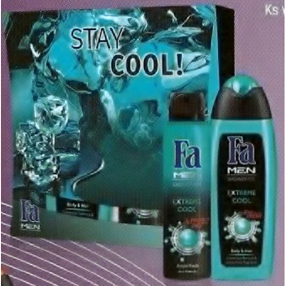 FA Men Extreme Cool Duschgel + Deodorant Spray, Kosmetikset