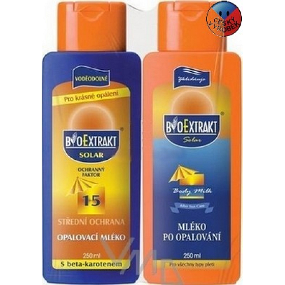 BioExtrakt SPF15 Sonnencreme 250 ml + Sonnencreme 250 ml, Kosmetikset