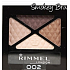 Rimmel London Glam Eyes Quad Lidschatten 002 Smokey Brun 4 g