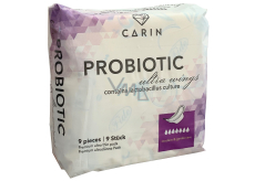 Carine ProBiotic Ultra Wings Damenhygienepads entfernen Hefeinfektionen in 9 Teilen