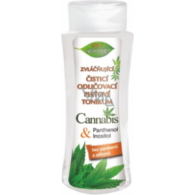 Bione Cosmetics Cannabis reinigender Make-up-Entferner Hauttonikum 255 ml