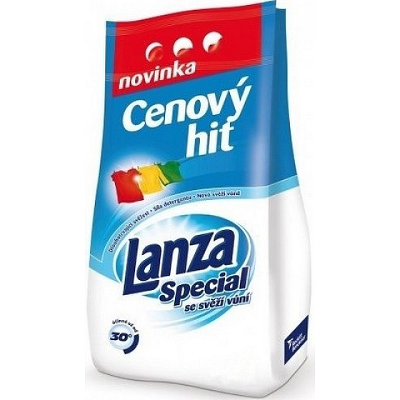 Lanza Special Compact mit einem frischen Duftwaschpulver für permanente Farbwäsche 80 Dosen von 8 kg