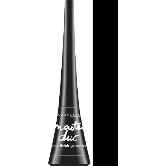 Maybelline Eye Studio Master Duo Liner Eyeliner 01 Schwarzer Lack 1,6 ml