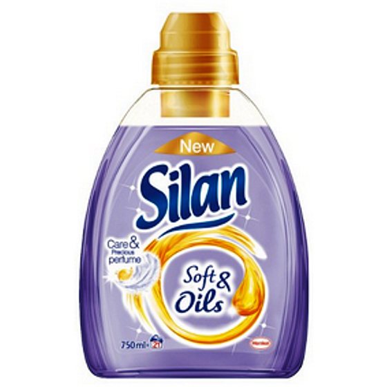 Silan Soft & Oils Care & Precious Parfümöle Lila Weichspülerkonzentrat 21 Dosen 750 ml