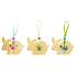 Hase aus Holz Blumendekor 8 cm