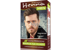 Henna Men Haarfarbe für Männer braun 33 g