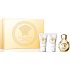 Versace Eros pour Femme parfümiertes Wasser für Frauen 50 ml + Körperlotion 50 ml + Duschgel 50 ml, Geschenkset