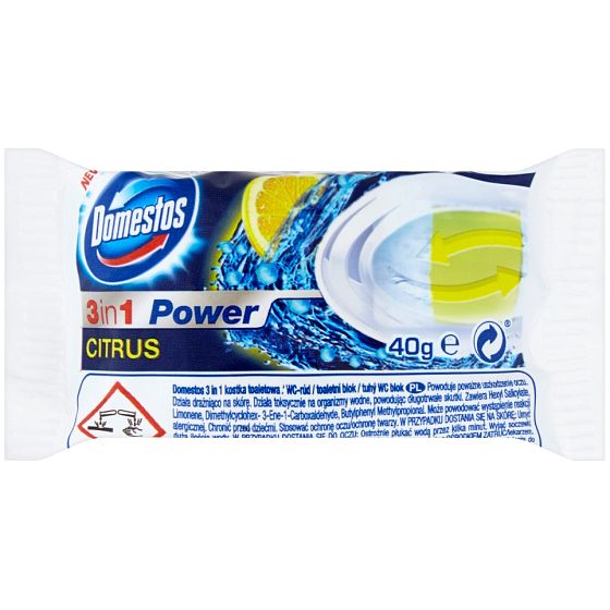 Domestos 3in1 Power Citrus WC Ersatzblock 40 g