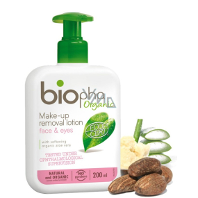 BioPha Aloe Vera Make-up Entferner Lotion in Bioqualitätsspender 200 ml