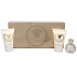 Versace Eros pour Femme parfümiertes Wasser für Frauen 5 ml + Duschgel 25 ml + Körperlotion 25 ml, Geschenkset