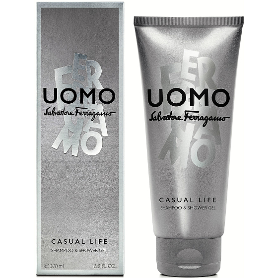 Salvatore Ferragamo Uomo Casual Life Duschgel für Männer 200 ml