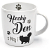 Nekupto Pets Keramikbecher weiß Katze 300 ml