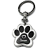 Nekupto Pets Boxer Schlüsselanhänger in Pfotenform 40 x 85 x 3 mm