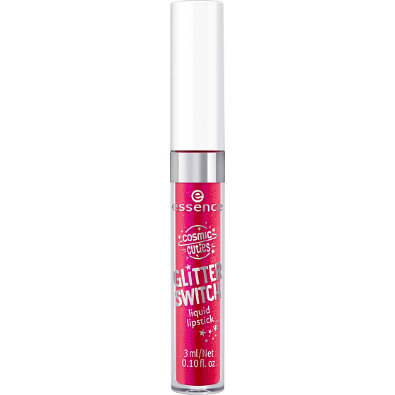 Essence Cosmic Cuties Glitter Switch flüssiger Lippenstift 02 Dazzling Pink 3 ml