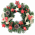 Weihnachtskranz mit Naturjuteband 30 cm