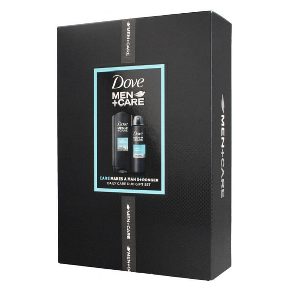 Dove Men + Care Clean Comfort Duschgel für Männer 250 ml + Antitranspirant Deodorant Spray 150 ml, Kosmetikset