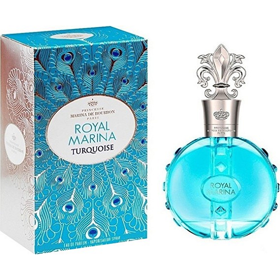 Marina De Bourbon Königliche Marina Türkis Eau de Parfum für Frauen 50 ml