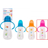 First Steps Babyflasche 0+ klar mit Griffen Eule rosa 250 ml