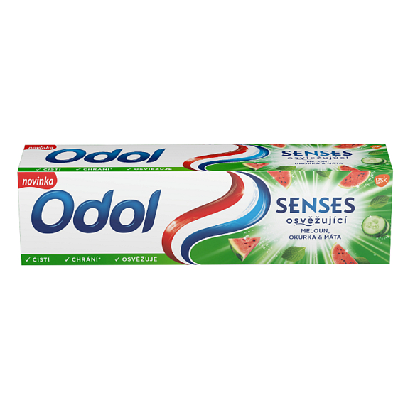 Odol Senses Erfrischende Melone, Gurke & Minze Zahnpasta 75 ml