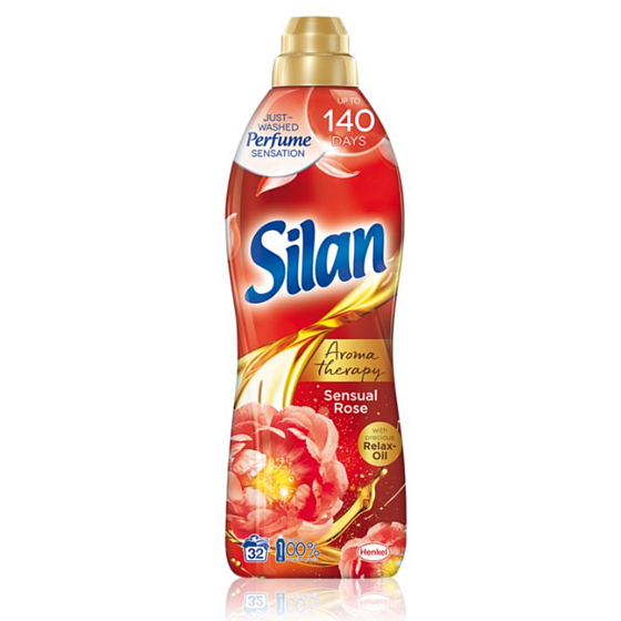 Silan Aromatherapy Sensual Rose konzentrierter Weichspüler 32 Waschladungen 800 ml