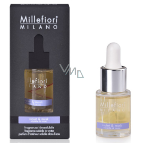 Millefiori Milano Naturviolett & Moschus - Veilchen- und Moschusaromaöl 15 ml
