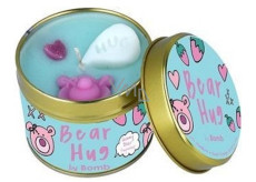 Bomb Cosmetics Bear Hug duftende natürliche, handgefertigte Kerze in einer Blechdose brennt bis zu 35 Stunden