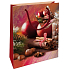 Nekupto Geschenkpapier Tasche 23 x 18 x 10 cm Weihnachten mit Äpfeln und Zimt