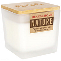 Heart & Home Nature Roter Apfel mit Sternanis-Duftkerze großes Glas, Brenndauer bis zu 40 Stunden 210 g
