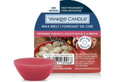 Yankee Candle Peppermint Pinwheels - Pfefferminzkekse duftenden Wachs für aromalampy 22 g