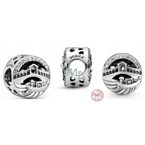 Sterling Silber 925 Venedig Ponte di Rialto, Reisearmband Perle Sterling Silber 925 Venedig Ponte di Rialto, Reisearmband Perle