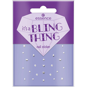 Essence It´s a Bling thing Nailaufkleber mit Strasssteinen 28 Stück