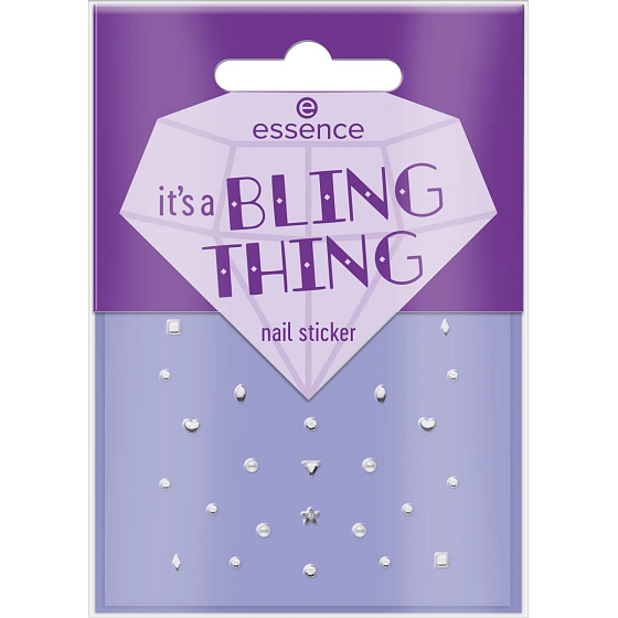Essence It´s a Bling thing Nailaufkleber mit Strasssteinen 28 Stück