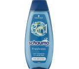 Schauma Men Freshness 3in1 Shampoo für Haare, Gesicht und Körper für Männer 400 ml
