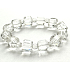 Azeztulit-Facettenarmband elastischer Naturstein 11 - 12 mm / 16 - 17 cm, Hochfrequenzenergie