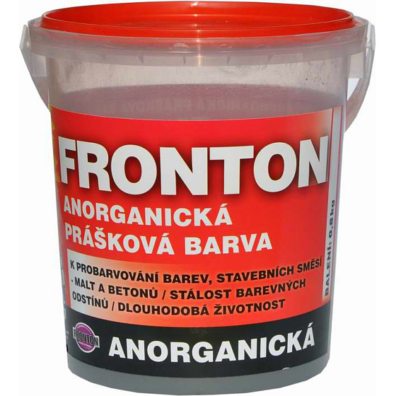 Fronton Pudermalfarbe für Baustellenmischungen Mörtel und Betone, 0191 Grau, 800 g
