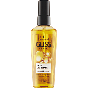 Gliss tägliches öl elixier für geschädigtes und trockenes haar, 75 ml