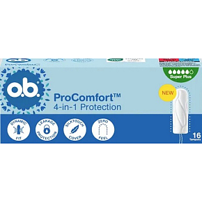TAMPONS O.B. ProComfort SUPER PLUS 16 STÜCK NEW 7640