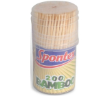 Spontex Zahnstocher Bambus 200 Stück Box