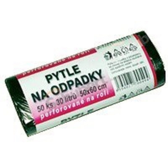 Presse Müllsäcke 30 Liter, 50 x 60 cm, schwarz 50 Stück