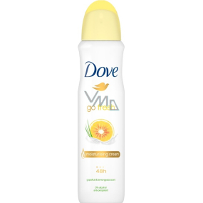 Dove Go Fresh Peeling Grep & Lemon Grass Antitranspirant Deodorant Spray für Frauen 150 ml