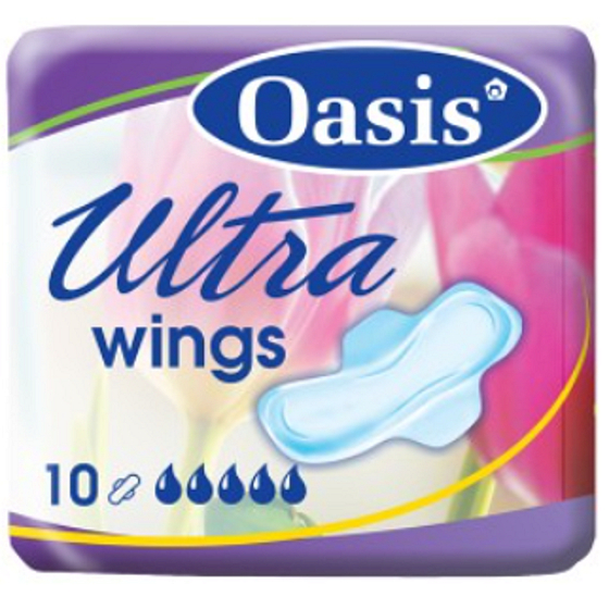 Oasis Ultra Wings Intimeinsätze mit Flügeln 10 Stück