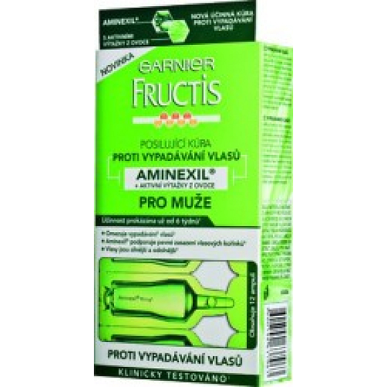 Garnier Fructis Style stärkende Behandlung gegen Haarausfall für Männer 12 x 6 ml
