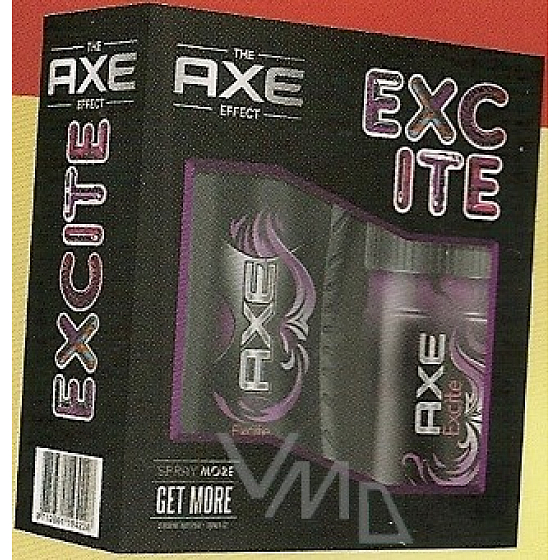 Axe Excite Deodorant Spray für Männer 150 ml + Duschgel 250 ml, Kosmetikset
