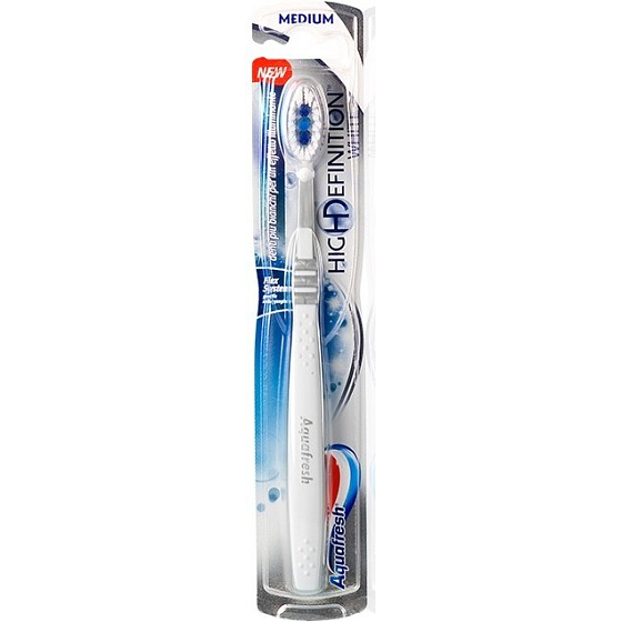 Aquafresh High Definition White Medium Medium Zahnbürste 1 Stück