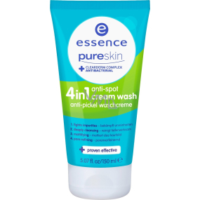 Essence Pure Skin Anti-Spot-Creme 4 in 1 Reinigungscreme 150 ml waschen