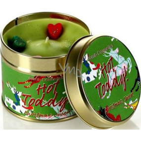 Bomb Cosmetics Hot grod - Hot Toddy Candle Duftende natürliche, handgefertigte Kerze in einer Blechdose brennt bis zu 35 Stunden